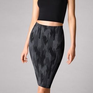 Wolford Silver Camouflage Skirt XS